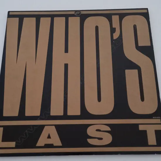 The Who, Who's Last, (Double Album)
